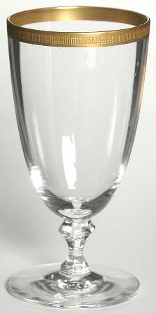 Tuxedo (Gold Trim) Juice Glass