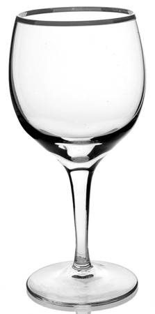 Weatherly (Platinum Trim) Wine Glass