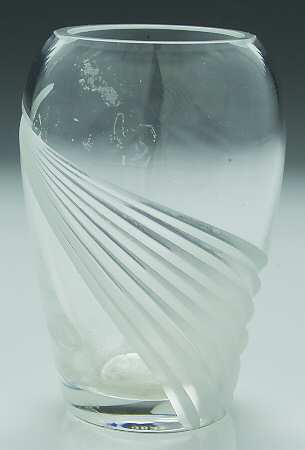 Windswept Clear 4" Flower Vase