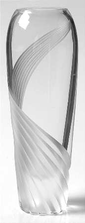 Windswept Clear 6" Bud Vase