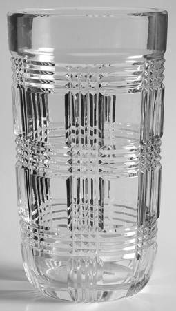 Glen Plaid 8" Flower Vase