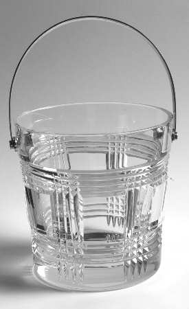 Glen Plaid Ice Bucket with Detachable Handle
