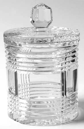 Glen Plaid Biscuit Barrel & Lid