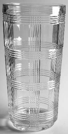 Glen Plaid 12" Flower Vase