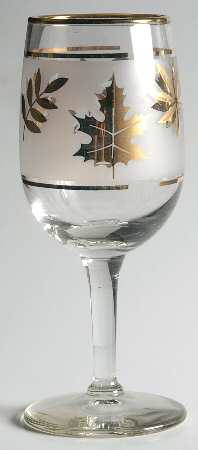 Gold Leaf (Stem 8400) Wine Glass