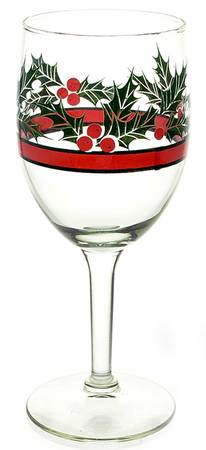 Holly &amp; Berries by Libbey Glass Company