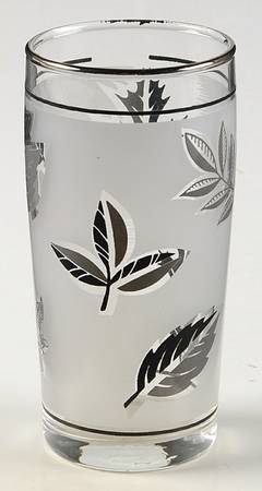 Silver Leaf 5 Oz Flat Tumbler