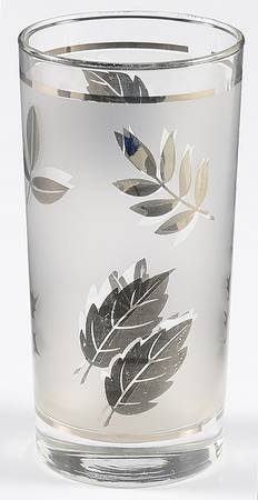 Silver Leaf 16 Oz Flat Tumbler