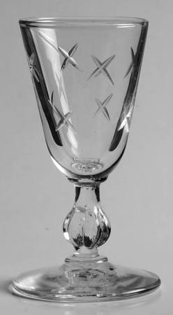 Stardust (Gray Cutting, 3003) Cordial Glass