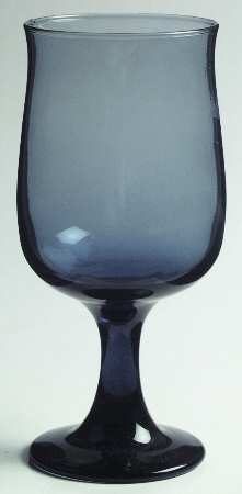 Tulip Dusky Blue by Libbey Glass Company
