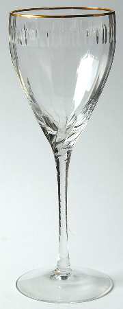 Excalibur Gold Wine Glass