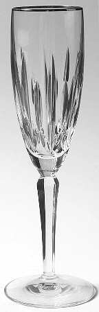 Clarity Platinum Fluted Champagne