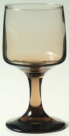 Tawny Accent Wine Glass