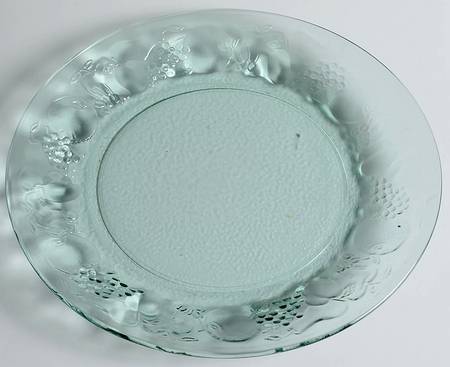 Orchard Fruit Green Luncheon Plate