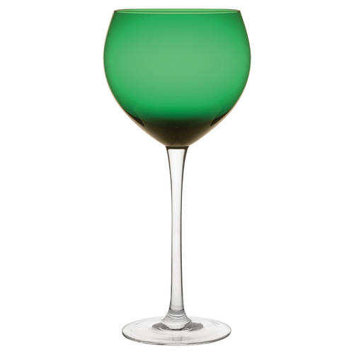 Holiday Gems Emerald Balloon Goblet