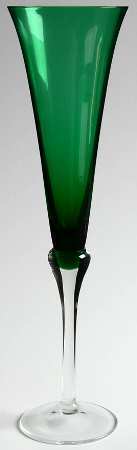 Holiday Gems Emerald Toasting Fluted Champagne