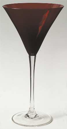 Holiday Gems Ruby Martini Glass