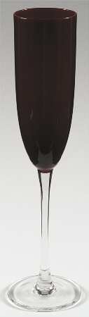 Holiday Gems Ruby Fluted Champagne