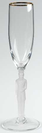 Wedding Promises Gold Millennium Fluted Champage