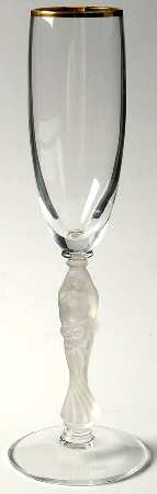Wedding Promises Gold Millennium Fluted Champage