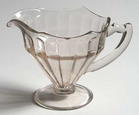 Octagon Bamboo Optic Pink Creamer