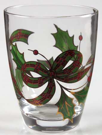 Holiday (Plaid Ribbon) Double Old Fashioned