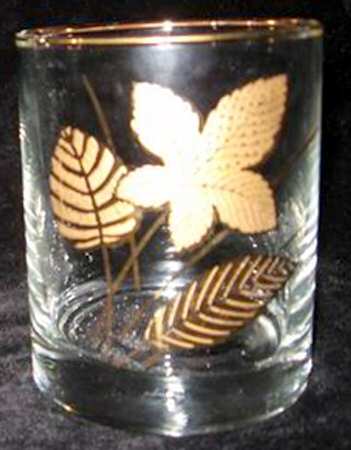 Gold Leaves Double Old Fashioned