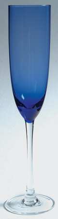 Gems Blue Fluted Champagne