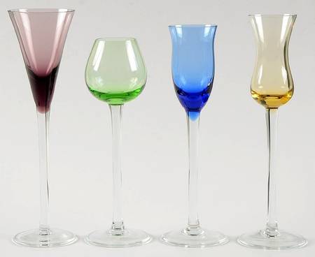 Gems Cordial - Set of 4 Colors (Amber, Amethyst, Blue, Green)