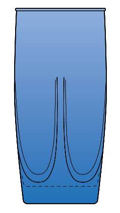 Imperial Blue (Misty) Highball Glass