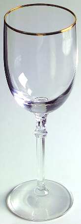 Innocence Golden Wine Glass