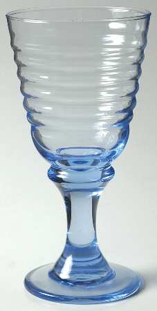Sirrus Blue Wine Glass