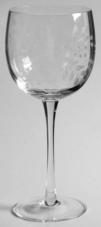 Williamsburg Boxwood and Pine Clear Water Goblet