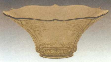 Sphinx Yellow 12" Flared Orange Bowl