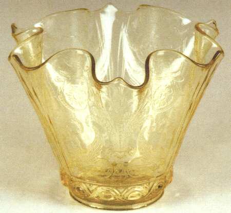 Sphinx Yellow 9" Fluted Vase