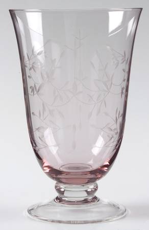 Heather Pink 15 Oz Footed Tumbler