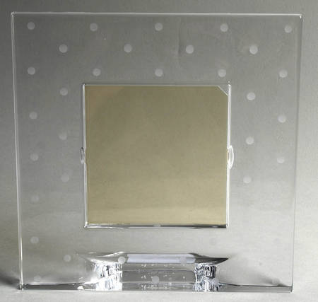 Larabee Dot Frame-Holds 4" X 4" Photo