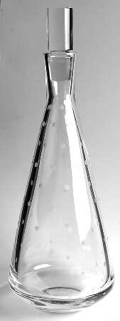 Larabee Dot Decanter & Stopper by Lenox
