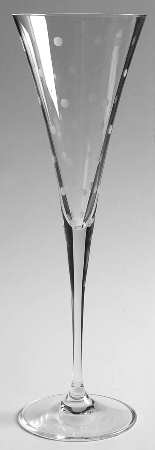 Larabee Dot Trumpet Fluted Champagne
