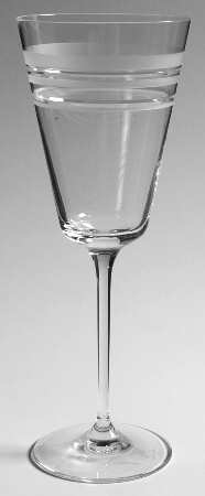 Library Stripe Water Goblet