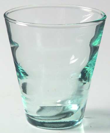 Ripple Aqua Flat Juice Glass