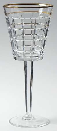 Monaco Gold Wine Glass by Ralph Lauren Crystal