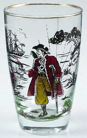 Treasure Island 10 Oz Flat Tumbler
