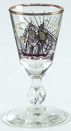 Treasure Island Cordial Glass