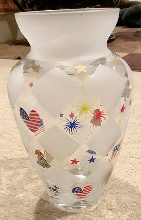 Patriotic Collection 8" Flower Vase