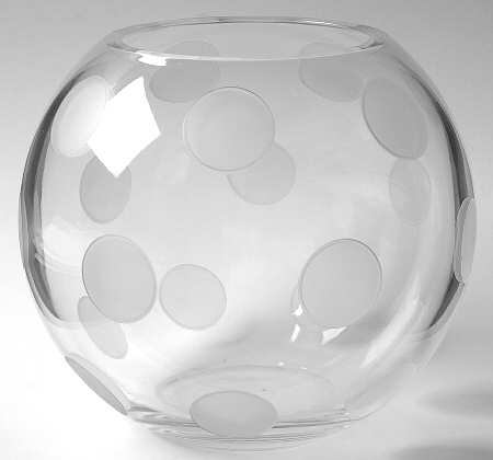 Cloverdale Dot 7" Rose Bowl