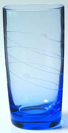 Tuscany Seasons Pastel Cobalt Blue Highball
