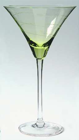 Tuscany Seasons Pastel Emerald Green Martini