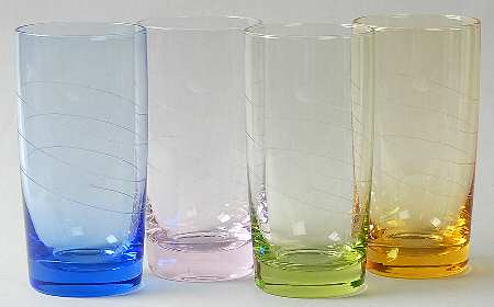 Tuscany Seasons Pastel Highball - Set of 4 Colors