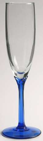 Domaine Blue Fluted Champagne